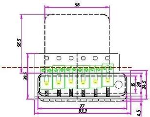 Tremolo Dr.Parts EBR 1 CR Chrome - 2