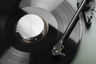 Riduzione centrale Pro-Ject Record Puck E Silver Riduzione centrale - 1