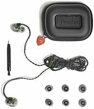 In-Ear Headphones Fender DXA1 PRO In-Ear Monitors Transparent Charcoal - 2