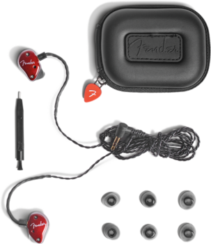 Auscultadores intra-auriculares Fender FXA6 PRO In-Ear Monitors Red - 6
