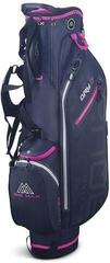 Stand bag Big Max Aqua Seven G Stand bag Steel Blue/Fuchsia - 3