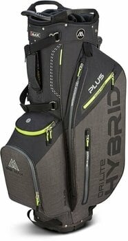 Golf Bag Big Max Dri Lite Hybrid Plus Black/Storm Charcoal/Lime Golf Bag - 4