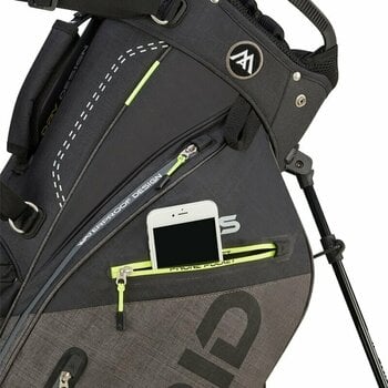 Golf Bag Big Max Dri Lite Hybrid Plus Black/Storm Charcoal/Lime Golf Bag - 8