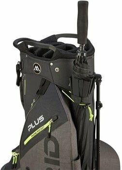 Golf Bag Big Max Dri Lite Hybrid Plus Black/Storm Charcoal/Lime Golf Bag - 10
