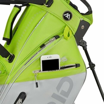 Golf Bag Big Max Dri Lite Hybrid Plus Lime/Silver Golf Bag - 9