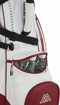 Golf Bag Big Max Dri Lite Hybrid Plus White/Merlot Golf Bag - 9