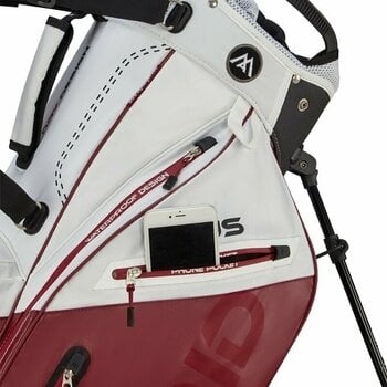 Borsa da golf Stand Bag Big Max Dri Lite Hybrid Plus White/Merlot Borsa da golf Stand Bag - 11