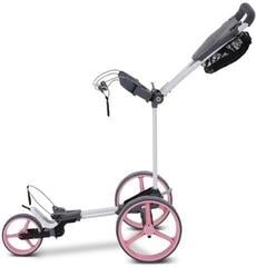 Manual Golf Trolley Big Max Blade Trio White/Pink Manual Golf Trolley - 1