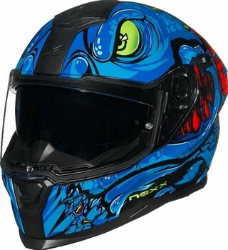 Helmet Nexx SX.100R Abisal Blue/Neon MT XL Helmet - 2