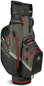 Golf Bag Big Max Aqua Silencio 4 Organizer Charcoal/Black/Red Golf Bag - 4