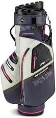Cart Bag Big Max Aqua Silencio 4 Organizer Steel Blue/Off White/Fuchsia Cart Bag - 1