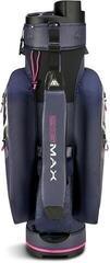 Cart Bag Big Max Aqua Silencio 4 Organizer Steel Blue/Off White/Fuchsia Cart Bag - 4