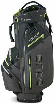 Borsa da golf Cart Bag Big Max Aqua Tour 4 Black/Storm Charcoal/Lime Borsa da golf Cart Bag - 2