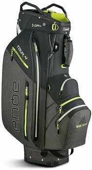 Golf Bag Big Max Aqua Tour 4 Black/Storm Charcoal/Lime Golf Bag - 3