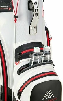 Чантa за голф Big Max Aqua Silencio 4 Organizer White/Black/Red Чантa за голф - 8