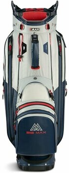 Golf Bag Big Max Aqua Tour 4 Off White/Navy/Red Golf Bag - 3