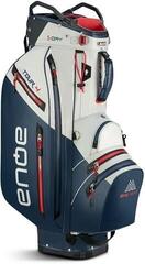 Sac de golf pentru cărucior Big Max Aqua Tour 4 Off White/Navy/Red Sac de golf pentru cărucior - 3