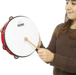 Head Tambourine Nino NINO24GG 10" Head Tambourine - 1