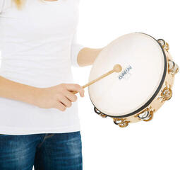 Head Tambourine Nino NINO25 10" Head Tambourine - 1