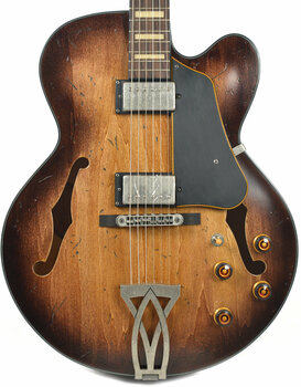 Guitare semi-acoustique Ibanez AFV10A Tobacco Burst Low Gloss - 2