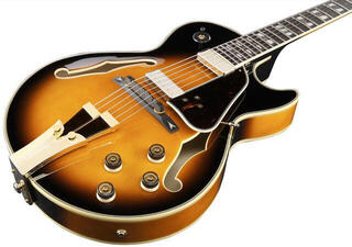 Semi-Acoustic Guitar Ibanez GB10SE-BS Brown Sunburst Semi-Acoustic Guitar - 1