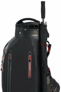 Cart Bag Big Max Aqua Sport 360 Charcoal/Black/Red Cart Bag - 9