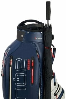 Cart Bag Big Max Aqua Sport 360 Off White/Navy/Red Cart Bag - 8
