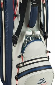 Cart Bag Big Max Aqua Sport 360 Off White/Navy/Red Cart Bag - 10