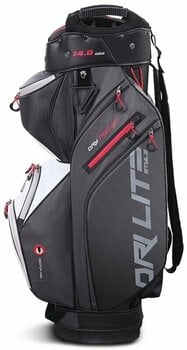 Golf Bag Big Max Dri Lite Style Charcoal/Black/White/Red Golf Bag - 2