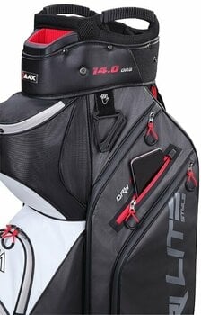 Golf Bag Big Max Dri Lite Style Charcoal/Black/White/Red Golf Bag - 9