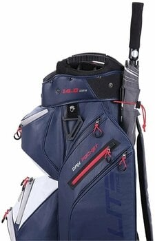 Cart Bag Big Max Dri Lite Style Navy/White/Red Cart Bag - 8