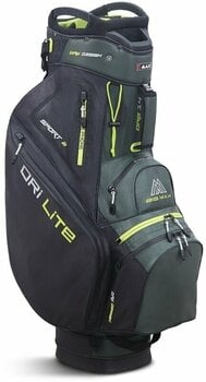 Cart Bag Big Max Dri Lite Sport 2 Forest Green/Black/Lime Cart Bag - 3