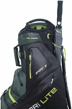Cart Bag Big Max Dri Lite Sport 2 Forest Green/Black/Lime Cart Bag - 10