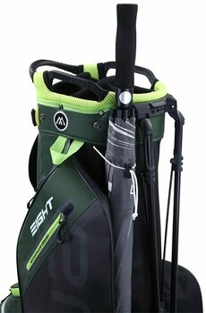 Golf Bag Big Max Aqua Eight G Forest Green/Black/Lime Golf Bag - 9