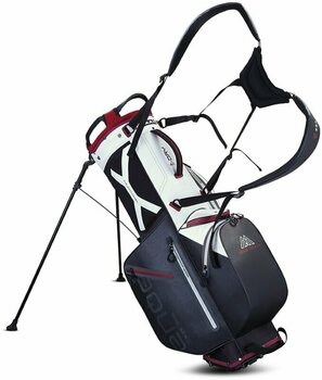 Golf Bag Big Max Aqua Eight G White/Black/Merlot Golf Bag - 2