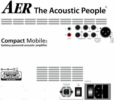 Combo pojačalo za elektroakustičnu gitaru AER Compact Mobile 2 - 2