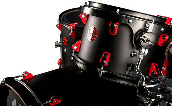 Akustická bicí souprava DDRUM Hybrid 5 Acoustic/Trigger Satin Black - 4