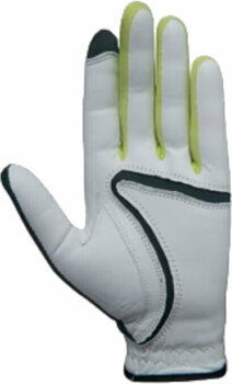 Handschuhe Zoom Gloves Tour Mens Golf Glove White/Charcoal/Lime LH - 2