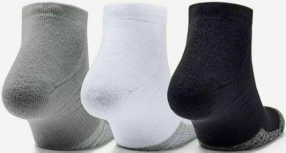 Ponožky Under Armour UA Heatgear Low Cut 3pk Ponožky Steel/White XL - 2