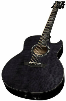 electro-acoustic guitar Dean Guitars Exhibition Ultra 7 String with USB Trans Black - 3