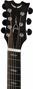 Jumbo elektro-akoestische gitaar Dean Guitars Exhibition Ultra 7 String with USB Trans Black - 5