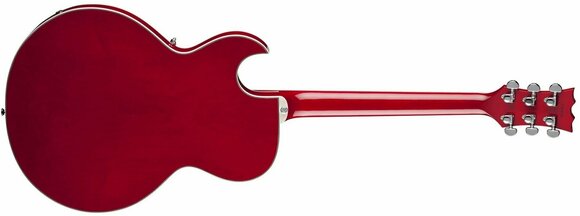 Semi-Acoustic Guitar Dean Guitars Colt Semi Hollow Body w/Piezo - Trans Red - 2