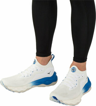 Zapatillas para correr Mizuno Wave Neo Ultra White/Black/Peace Blue 42,5 Zapatillas para correr - 7