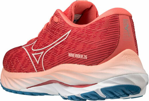 Road running shoes
 Mizuno Wave Rider 26 Spiced Coral/Vaporous Gray/French Blue 40 Road running shoes - 4
