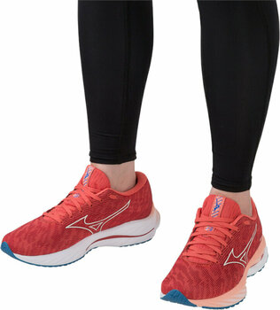 Road running shoes
 Mizuno Wave Rider 26 Spiced Coral/Vaporous Gray/French Blue 40 Road running shoes - 8