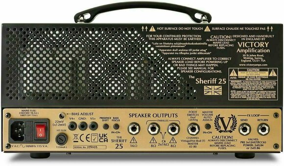 Tube Amplifier Victory Amplifiers The Sheriff 25 - 3