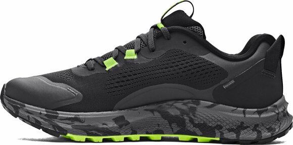 Trailová bežecká obuv Under Armour Men's UA Charged Bandit Trail 2 Running Shoes Jet Gray/Black/Lime Surge 44 Trailová bežecká obuv - 2