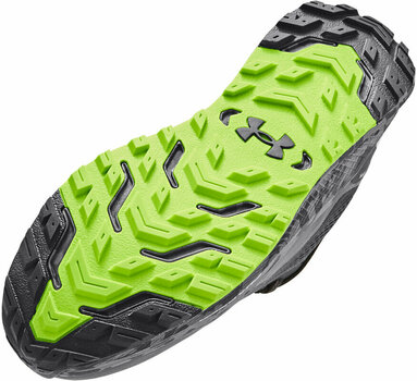 Trailová bežecká obuv Under Armour Men's UA Charged Bandit Trail 2 Running Shoes Jet Gray/Black/Lime Surge 44 Trailová bežecká obuv - 5