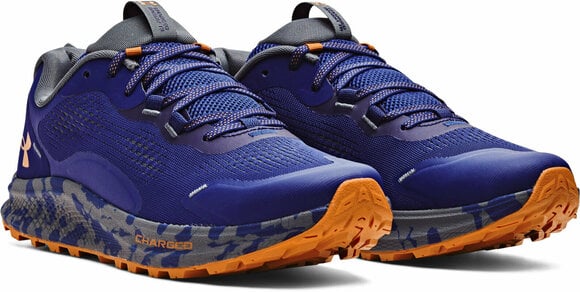Trailová bežecká obuv Under Armour Men's UA Charged Bandit Trail 2 Running Shoes Sonar Blue/Sonar Blue/Honey Orange 44 Trailová bežecká obuv - 3