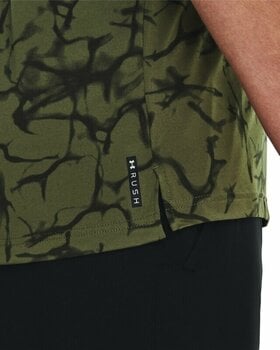 Fitness T-Shirt Under Armour Men's UA Rush Energy Print Short Sleeve Marine OD Green/Black XS Fitness T-Shirt - 3